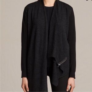 All Saints Drina Wool Cotton Cardigan